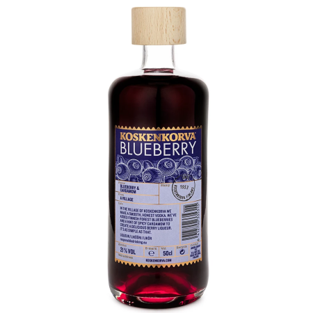 Koskenkorva Liqueur Blueberry 21% - 0.5L - Liqueurs