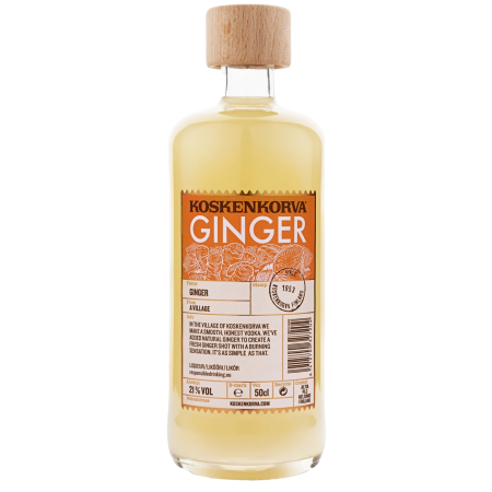Koskenkorva Ginger Shot 21% - 0.5L - Liqueurs